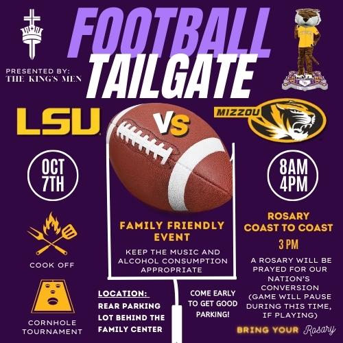 King's Men LSU Tailgate 10/7